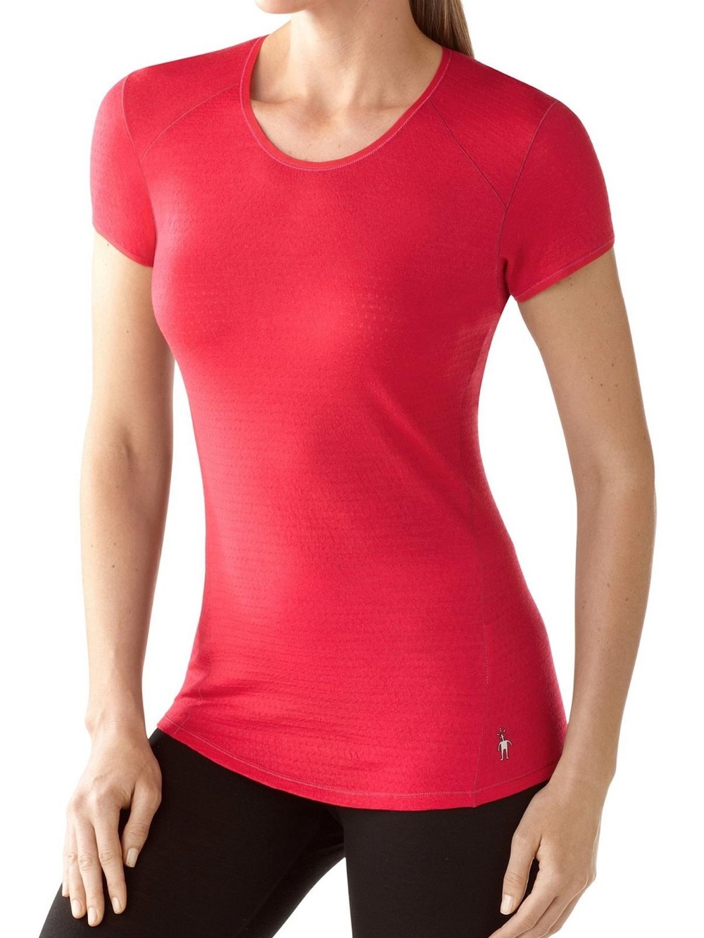 Smartwool Womens NTS Micro 150 hibiscus merino wool base layer T-shirt M